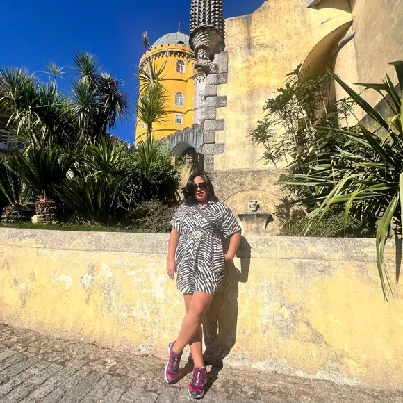 Banana Republic Black and White Zebra romper - Picture 7 of 8